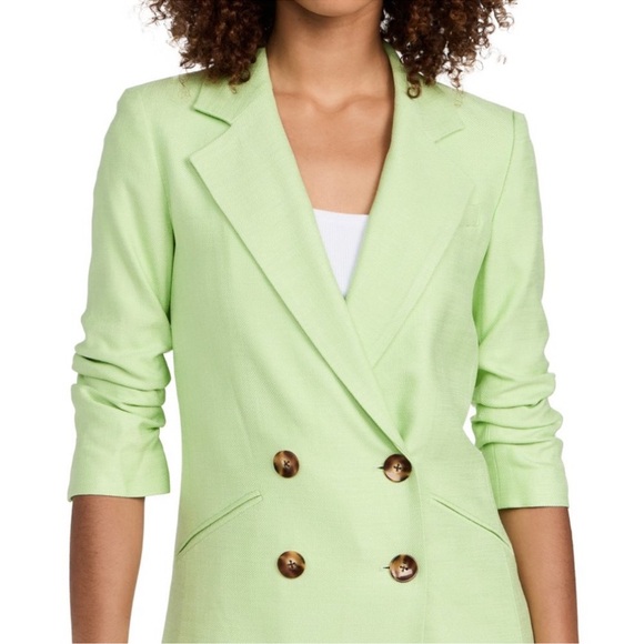 VERONICA BEARD—Rupert Dickey Double Breasted Jacket, 10, Pistachio—LIKE NEW!!! - Picture 1 of 5